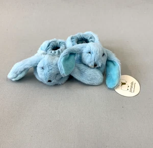 Zapatillas Jomanda Blue Bunny para un bebé recién nacido 0-6 m regalo para niños de guardería, nuevas con etiquetas - Imagen 1 de 7
