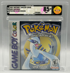 Pokemon Silver Version Nintendo Game Boy Color Sealed New VGA 85+ NOT PSA WATA