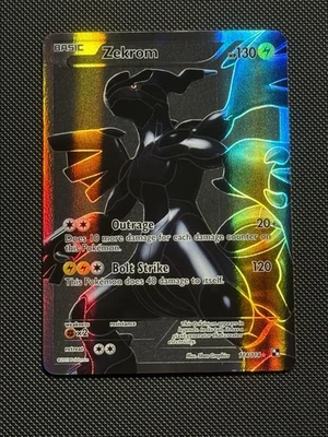 Zekrom 114/114 Full Art Pokemon Card 2011 English Black and White 2011 VLP NM- - Image 1 of 3