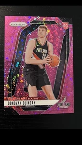 2024-25 Panini Prizm - Donovan Clingan #221 Pink Fast Break Prizm /50 (RC) - Bild 1 von 2