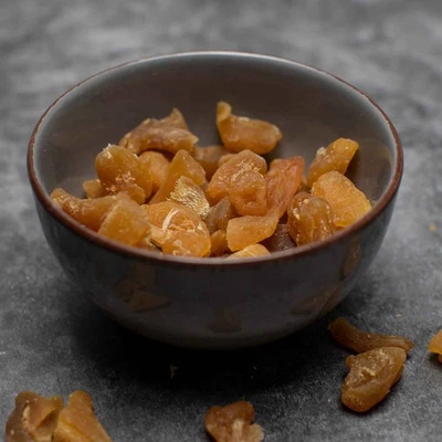 3000g (3x1kg) Ingwer getrocknet ohne Zucker mit Fruktose gesüsst Trockenfrüchte - Bild 1 von 4