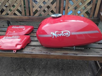 NORTON COMMANDO INTERSTATE =  STEEL PETROL TANK - Image 1 of 4