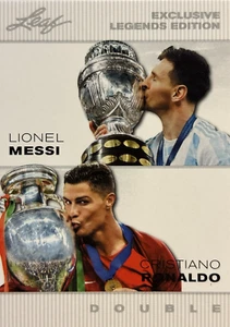 Tarjeta de fútbol Messi Argentina * Cristiano Ronaldo Portugal 2024 "lanzamiento especial" - Imagen 1 de 2
