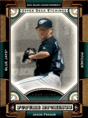 2004 Upper Deck Future Etchings #102 Jason Frasor Rookie /2004 Toronto Blue Jays - Image 1 of 2