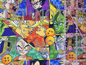 Custom 100% Cotton Woven Anime Dragonball Z Collage By The 1/4 Yard 9x56 - Picture 1 of 2
