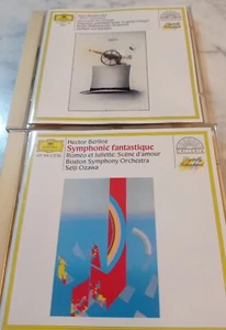 TCHAIKOVSKY BERLIOZ 2 NM CD KARAJAN 1812 OVERTURE OZAWA FANTASTIQUE FULL SILVER - Imagen 1 de 6