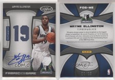 2009-10 Certified Fabric of the Game /25 Wayne Ellington #FOG-WE Rookie Auto RC