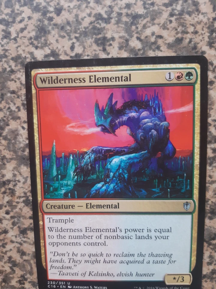 MTG - 1 x Wilderness Elemental - Commander 2016 - Image 1 of 1