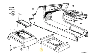 Gear lever cover  for BMW E-21 - Picture 1 of 1