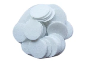 1.5 inch White Hard Wool Felt Circles for Craft Project 200pcs 1.5 inch 35mm - Picture 1 of 4