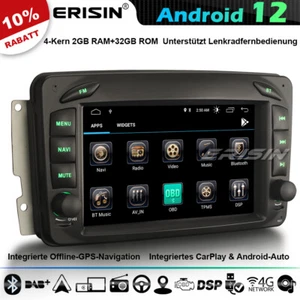DAB+ 4G CarPlay Android 12 GPS Navi Autoradio Mercedes G/C Klasse CLK Viano Vito - Bild 1 von 13