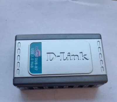 D-LINK DUB-H7 EUBH7E-A3G VER A3 USB 2.0 HUB (IN20S3B3) NO POWER SUPPLY - Image 1 of 4