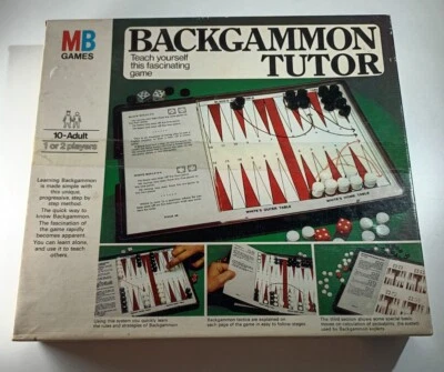 Backgammon Tutor (Teach Yourself) 1975 Vintage/Retro Game - COMPLETE - Image 1 of 4