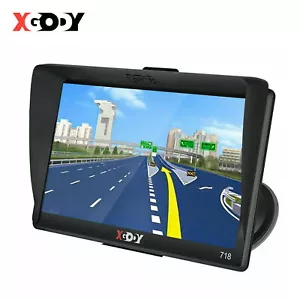 XGODY 7'' Truck HGV LGV SAT NAV GPS Navigation Capacitive Touch Screen Monitor - Picture 1 of 13