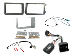 CTKVW01 CD RADIO ESTÉREO DOBLE DIN FACIA KIT DE MONTAJE PARA VW PASSAT 2005-2015 - Imagen 1 de 1