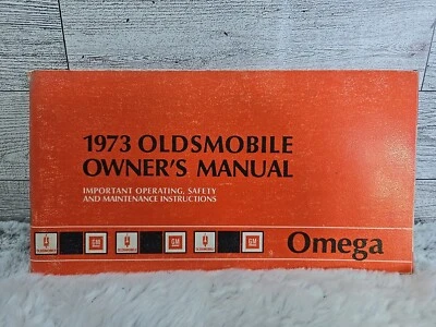 1973 Oldsmobile Owners Manual Cutlass S and Supreme Vista Cruiser Glovebox Book Foto 1 de 4