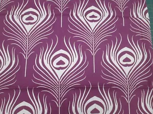 Micheal Miller - NEW - PEACOCK PLUME 1 YARD PRE-CUT- 100% Cotton -Very Pretty!!! - Picture 1 of 5