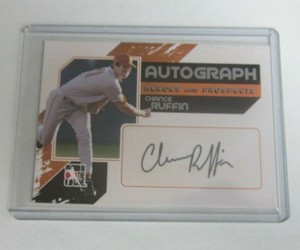 2011 ITG Heroes and Prospects  Autograph Silver Chance Ruffin