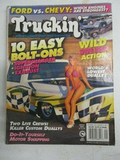 TRUCKIN MAGAZINE FEBRUARY 1997 FORD VS CHEVY STRONGEST ENGINES CUSTOM DUALLYS