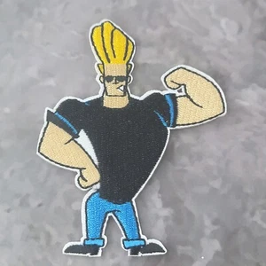 Johnny Bravo Cartoon Cartoons Boomerang Character Embroidered Iron On Patch - Picture 1 of 3