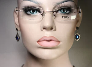 Nuevo marco de gafas sin montura para piscina titanio gt0833 cobre oscuro brillante - Imagen 1 de 11