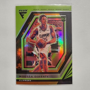 2022-23 Panini Flux Moussa Diabate RC /49 Solar Eclipse Los Angeles Clippers 