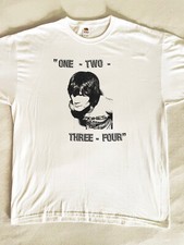 Dee Dee Ramone The Ramones Punk 70s 80s Grunge 1234 Funny Drummer Count T Shirt