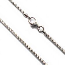 Popcorn Chain Solid Sterling Silver 1.6mm