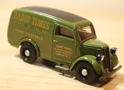 Corgi Toys Ford 1950 E83 Van Radio Times, Grün,  von 1988 - Bild 1 von 4