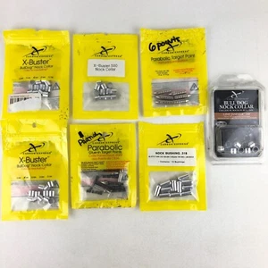 Carbon Express LOT - Nock Bushings Collars Target Points X-Buster Tank 23D Open - Picture 1 of 9