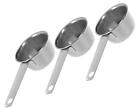 3pc STAINLESS STEEL COFFEE MEASURING SCOOP 1/8 CUP - Kitchen Baking Cooking M...