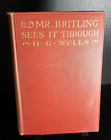 ANTIQUE: Mr. Britling Sees It Through H. G. Wells - 1916