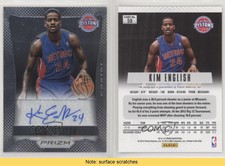 2012-13 Panini Prizm Auto Kim English #59 Rookie Auto RC