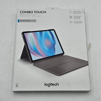 New Logitech Combo Touch iPad Air 13-inch M2 & M3 5th gen Keyboard Case w KB - Image 1 of 3