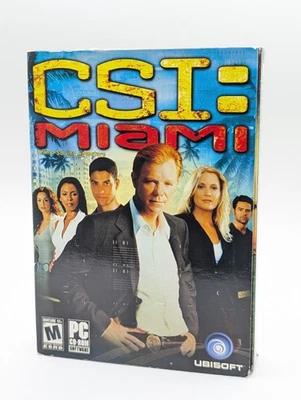 CSI: Miami PC Video Game NEW Windows XP Windows 98 Crime Solving Adventures CBS - Image 1 of 4