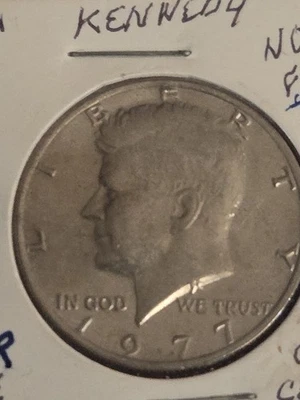 1984-P No FG Kennedy Half Dollar- About Uncirculated- Missing Initials FG Error - Image 1 of 4