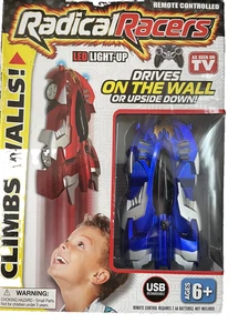 Radical Racers Wandkletterauto ferngesteuert offene Box USB Aufladen blau - Bild 1 von 7