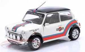 New Mini Cooper Sport Martini Evocation 1998 white 1:18 Solido Diecast Model Car - Picture 1 of 5