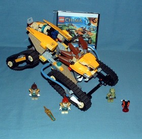 LEGENDS OF CHIMA, LAVAL'S ROYAL FIGHTER SET NO. 70005 - LEGO - 2013 - USED