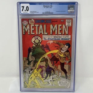 SHOWCASE #38 1962 CGC 7.0 SECOND METAL MEN APP BEAUTIFUL SILVER AGE - Bild 1 von 2