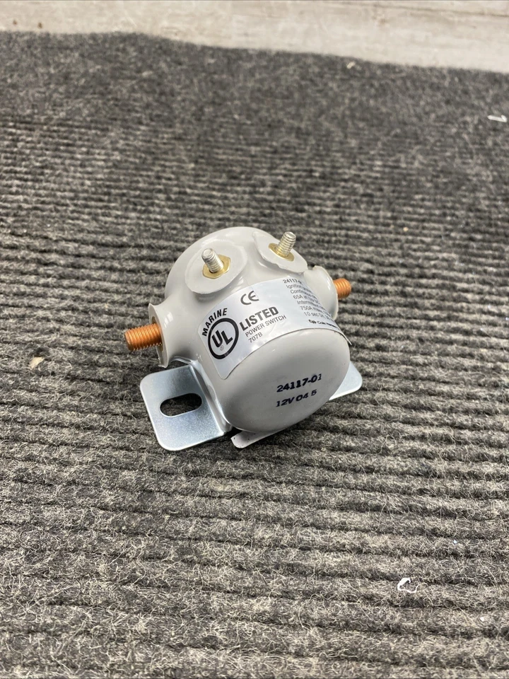 NUEVO SIN CAJA Cole Hersee 24117-01 Solenoide de Trabajo Continuo - 12V - Recubierto de PVC Foto 1 de 4