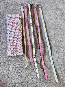 Lot Of  *6* Little Girl Toddler Kids Belt Girls Fashion Beautiful Cute Scarf - Picture 1 of 4