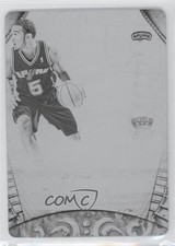 2012-13 Preferred Silhouettes Printing Plate Black 1/1 Cory Joseph Rookie RC 0s5