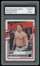 MICHAEL CHANDLER 2021 PANINI CHRONICLES DONRUSS 1ST GRADED 10 RATED ROOKIE CARD