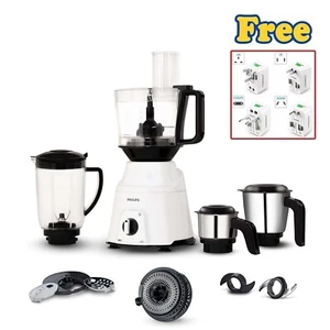 PHILIPS Mixer Smerigliatrice 4 Barattoli + Spremiagrumi + Tritatutto HL7763/00 3 in 1 750 Watt - Foto 1 di 6
