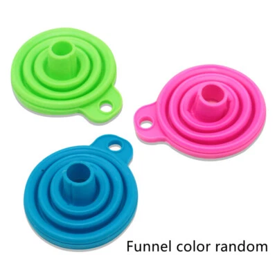 Силиконовая складная воронка складная кухонная бутылка для масла воды упаковка 4/10 - Изображение 1 из 4