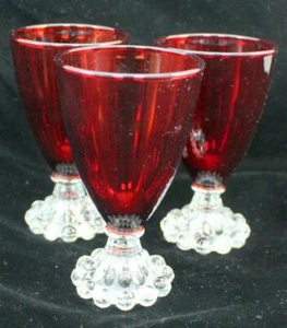 Colony COLOR CROWN AMETHYST 3 Wine Glasses GREAT CONDITION - Picture 1 of 4