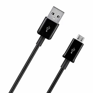 Samsung 1.5m Black Fast Charger Micro USB Data Cable Lead for Samsung Galaxy - Picture 1 of 5