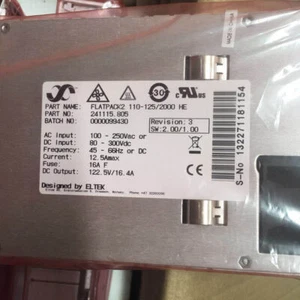 1pcs For ELTEK FlatPack2 110-125/2000 HE rectifier module 241115.805 - Picture 1 of 3