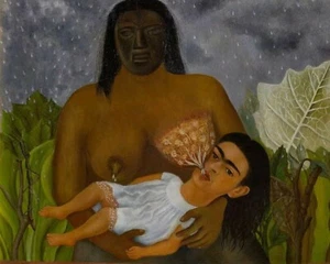 Impresión o lienzo - Mi enfermera y yo, 1937 por Frida Kahlo - Imagen 1 de 1